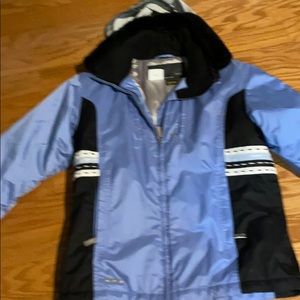 Jacket and helmet